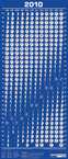 Mondphasenkalender, kleine Ausgabe 2010