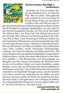 Besprechung im Hanfjournal, Juni 2010